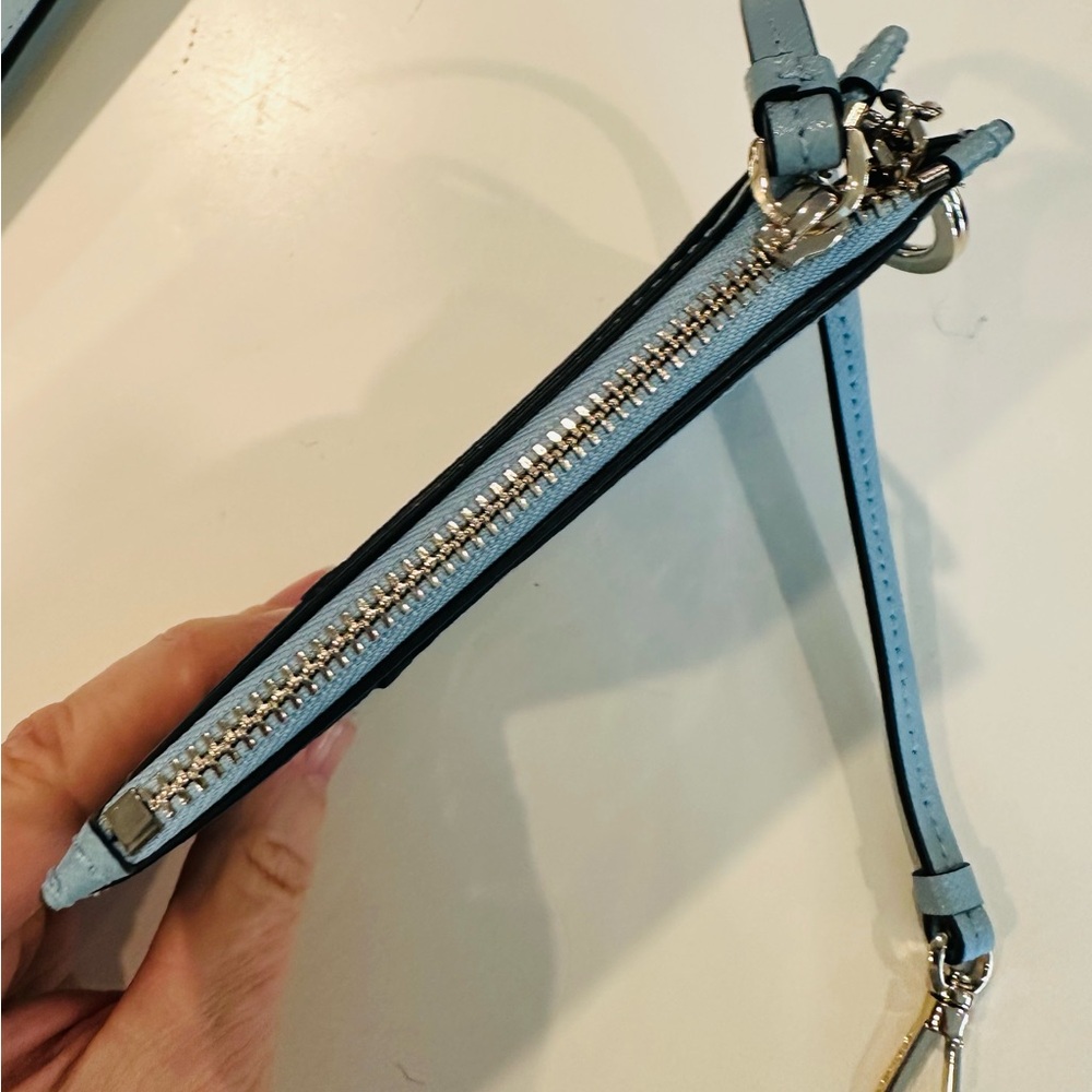 Kate Spade Blue Spencer Slim Crossbody Bag & Matching Wallet, New Without Tags - Picture 11 of 12